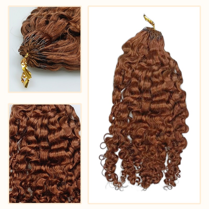 Crochet Braids - #30A Burmese Curly Human Crochet Hair