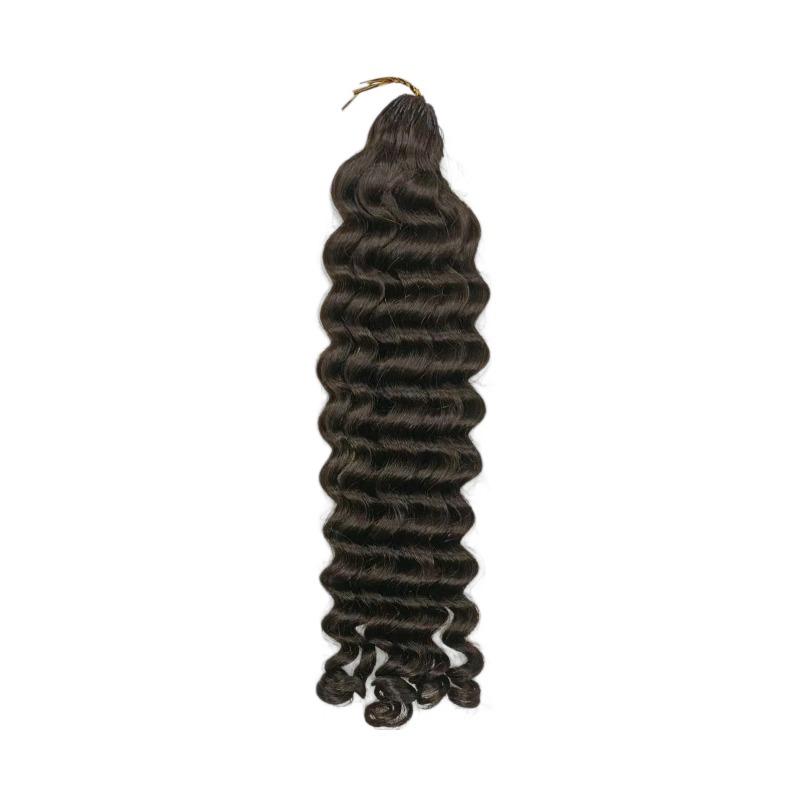 Crochet Braids - #2A Deep Wave Human Crochet Hair