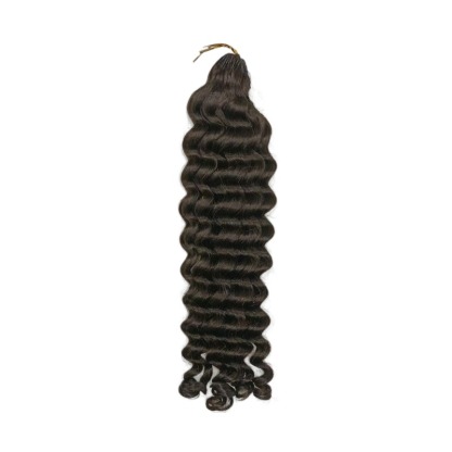 Crochet Braids - #2A Deep Wave Human Crochet Hair