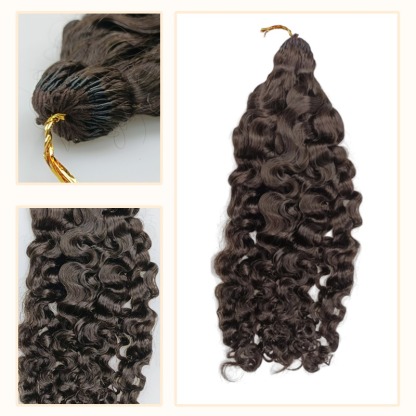 Crochet Braids - #2A Burmese Curly Human Crochet Hair