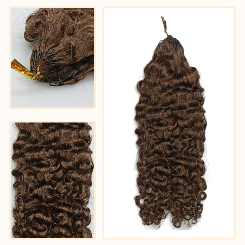 Crochet Braids - #4A Burmese Curly Human Crochet Hair