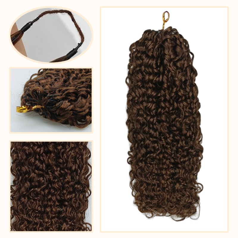 Crochet Braids - #2 Pixie Curly Human Crochet Hair