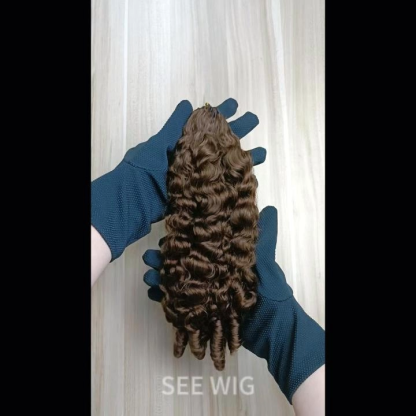 Crochet Braids - #4A French Curly Human Crochet Hair
