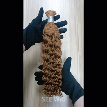Bulk Human Hair - #30 Italian Curly Braiding Hair