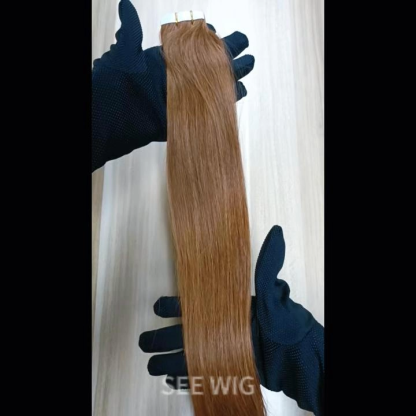 Tape In Hair Extensions - #30 Straight Human Hair