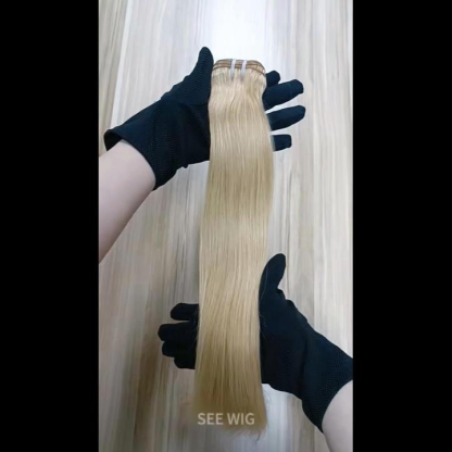 Sew In Hair Extensions - #27 Straight Human Hair