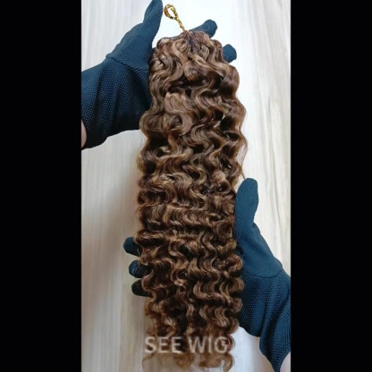 Crochet Braids - #4/30 Burmese Curly Human Crochet Hair