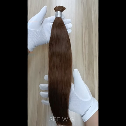 Straight Bulk Human Hair - #4 Braiding Hair
