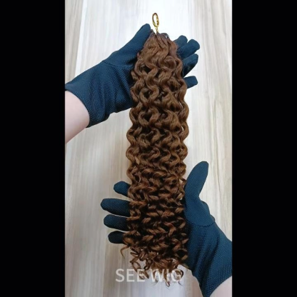 Crochet Braids - #4 Deep Curly Human Crochet Hair
