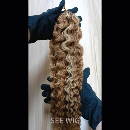 Crochet Braids - #4/27/30 Burmese Curly Human Crochet Hair