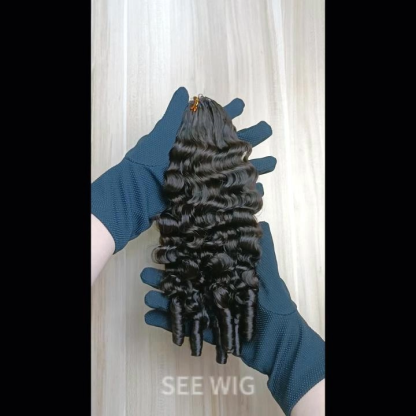 Crochet Braids - #2A French Curly Human Crochet Hair