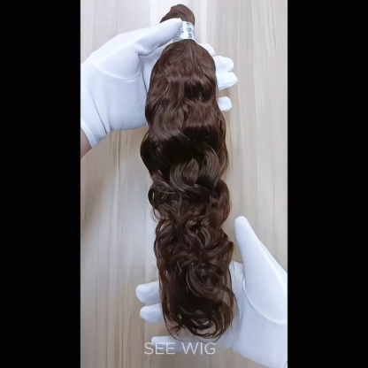 Water Wave Bulk Human Hair - #2 Braiding Hair