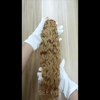 Crochet Braids - #27 Water Wave Human Crochet Hair