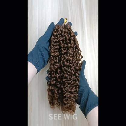 Crochet Braids - #2 Pixie Curly Human Crochet Hair