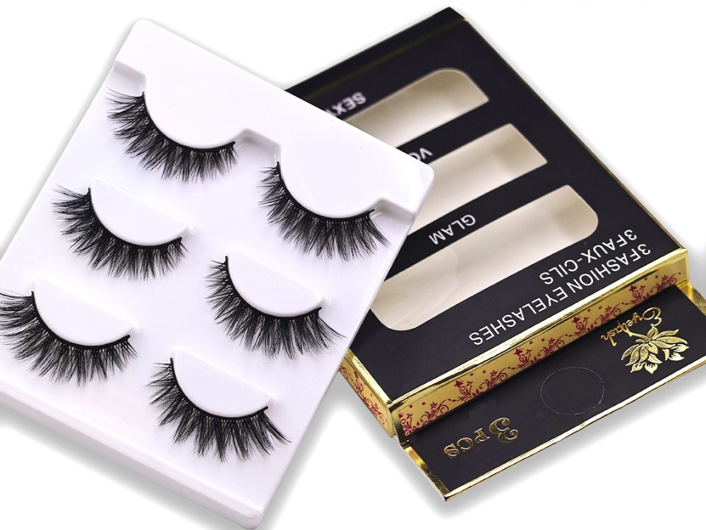 Faux Fashion Wispy Strip Lashes （3 Pairs）
