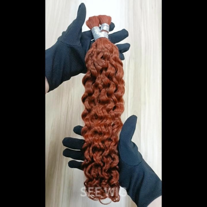 Bulk Human Hair - #33 Italian Curly Braiding Hair