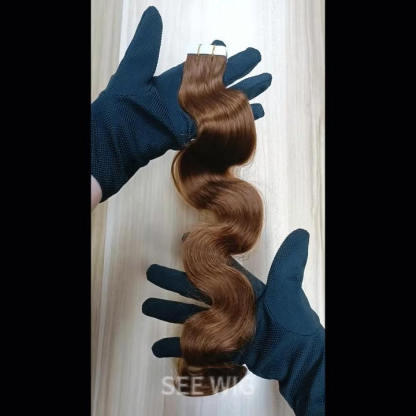 Tape In Hair Extensions - #5 Body Wave Human Hair