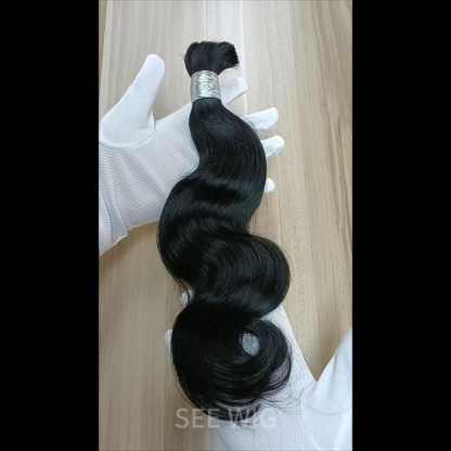 Body Wave Bulk Human Hair - #1 Braiding Hair
