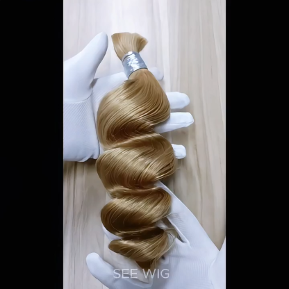 Loose Wave Bulk Human Hair - #27 Braiding Hair