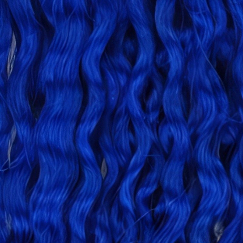 Electric Blue Hair Extensions (#Blue)