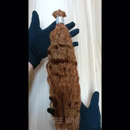 Wet and Wavy Bulk Human Hair - #30 Braiding Hair