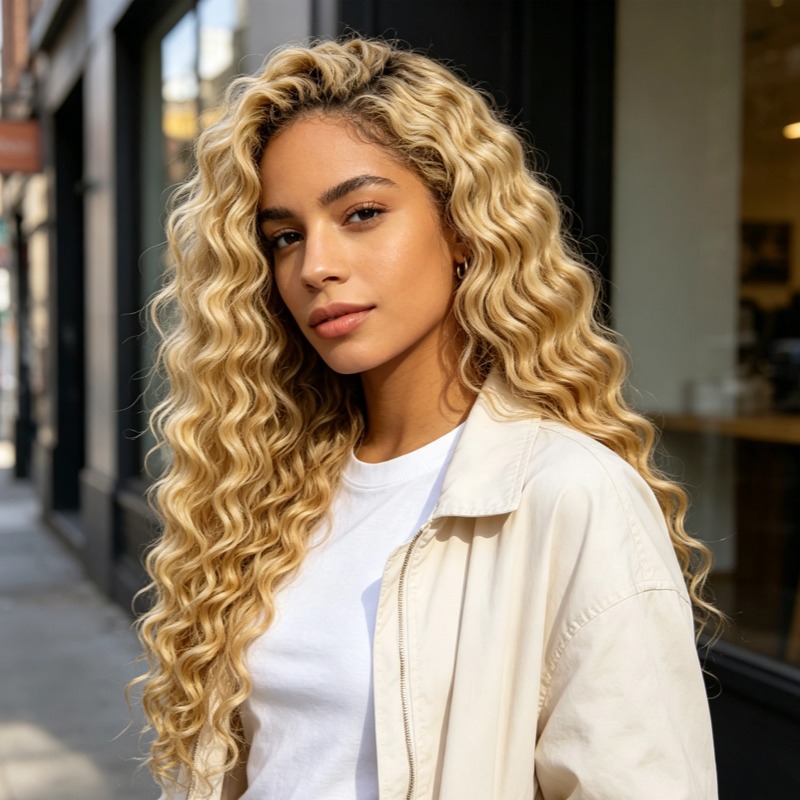 Why does color look different on curly vs straight hair?