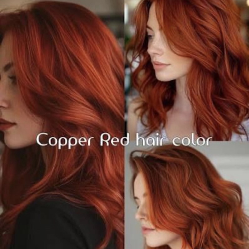 K-Tip Hair Extensions - Copper Red Italian Curly Human Hair