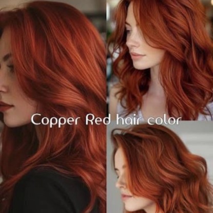 K-Tip Hair Extensions - Copper Red Italian Curly Human Hair