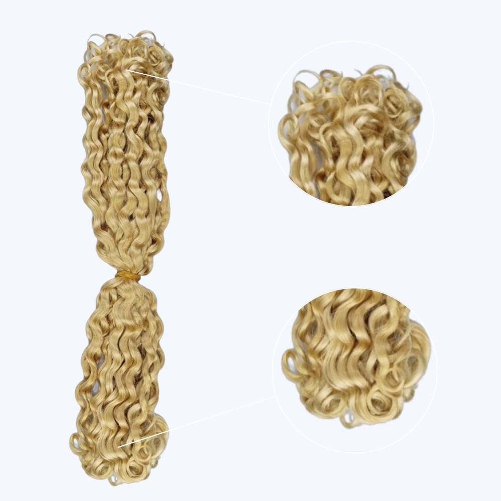 Double-ended Human Braiding Hair