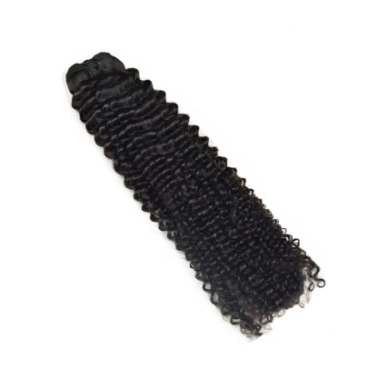 Sew In Hair Extensions - #1B Kinky Curly Human Hair