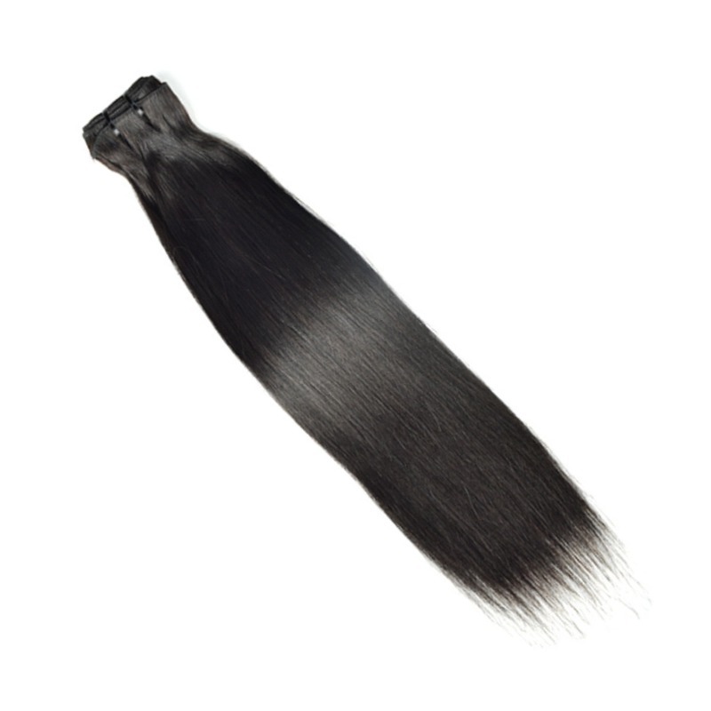 Sew In Hair Extensions - #1B Straight Human Hair