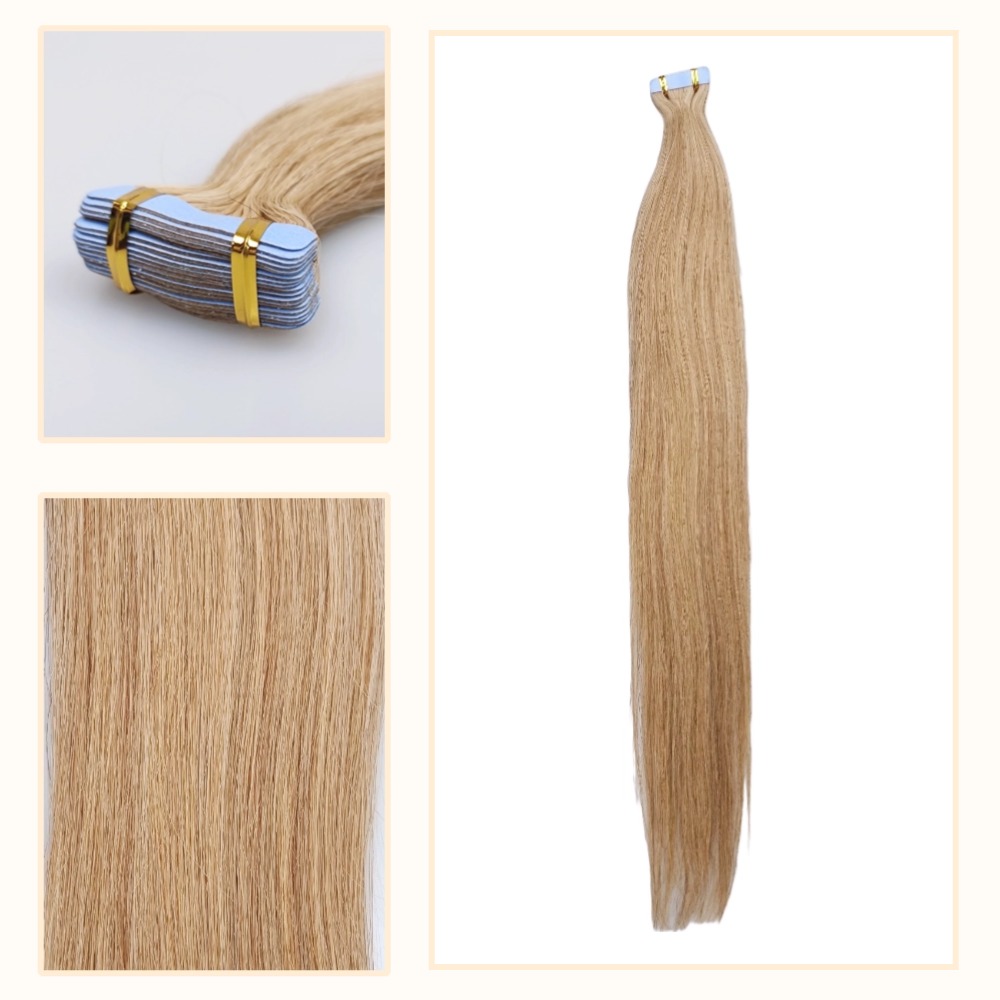 Tape In Hair Extensions - #18 Straight Human Hair