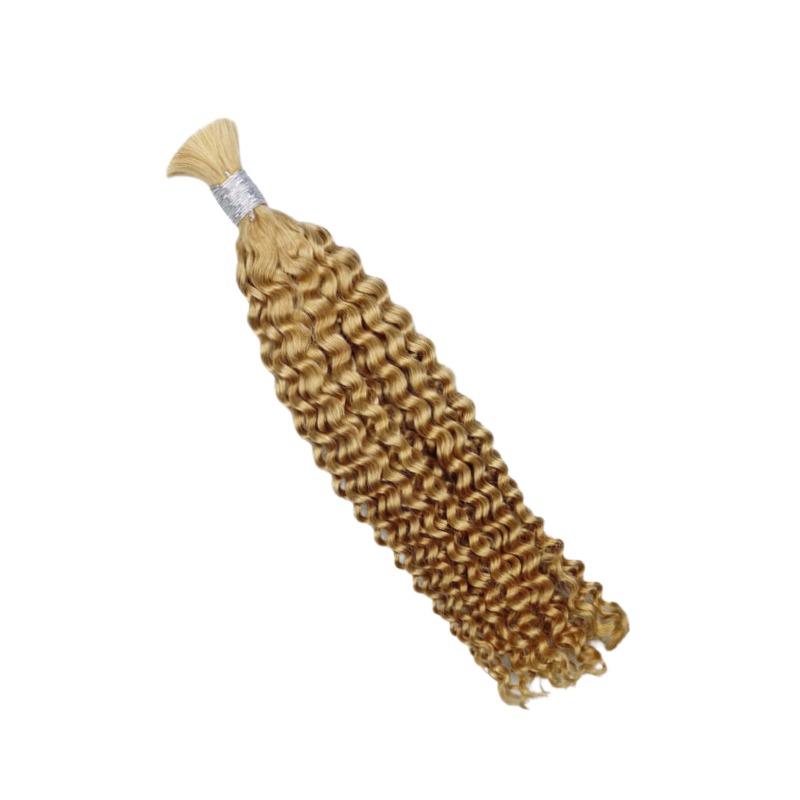 Deep Curly Bulk Human Hair - #27 Braiding Hair