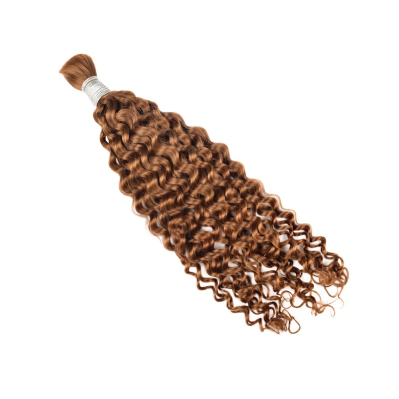 Deep Curly Bulk Human Hair - #30 Hair Extensions