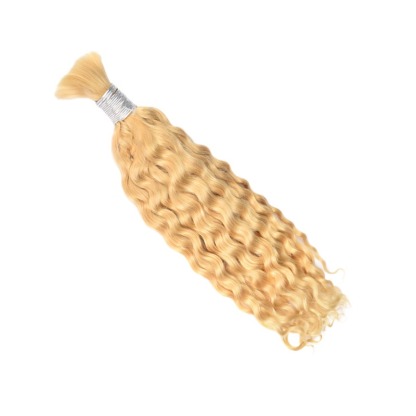 Deep Curly Bulk Human Hair - #613 Hair Extensions