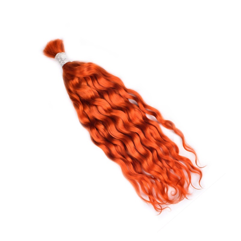 Water Wave Bulk Human Hair - #350 Hair Extensions