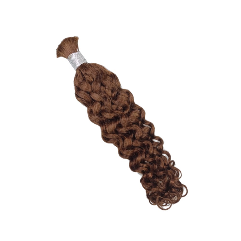 Bulk Human Hair - #4 Italian Curly Braiding Hair