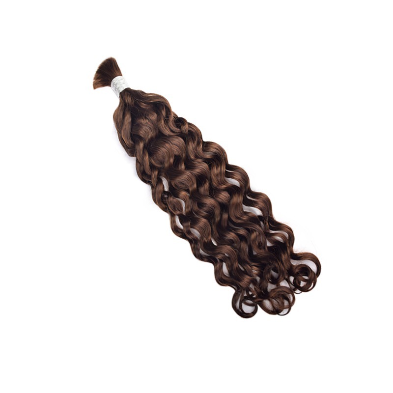 Italian Curly Bulk Human Hair - #4 Hair Extensions