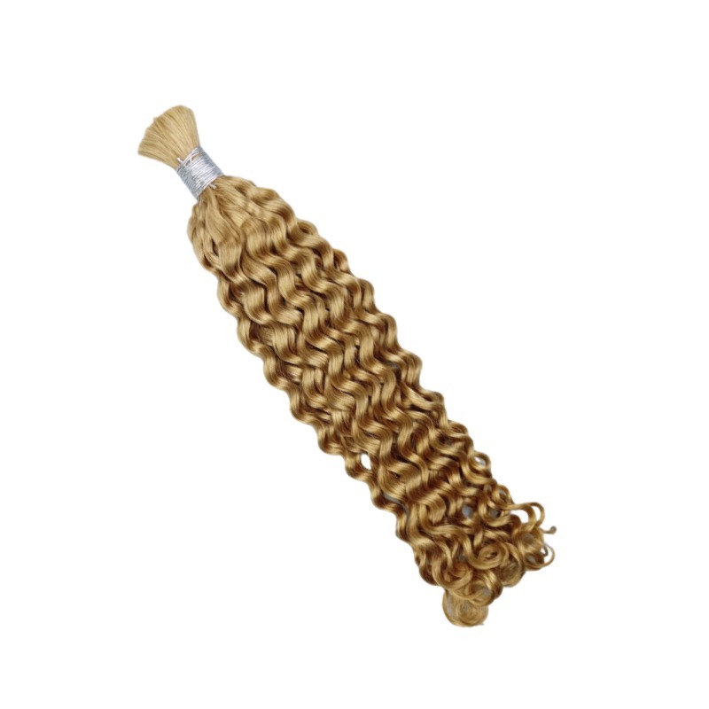 Italian Curly Bulk Human Hair - #27 Braiding Hair