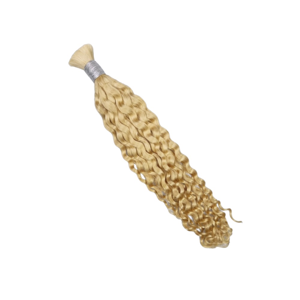 Bulk Human Hair - #613 Italian Curly Braiding Hair