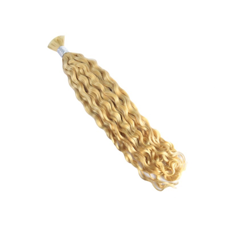 Italian Curly Bulk Human Hair - #613 Hair Extensions