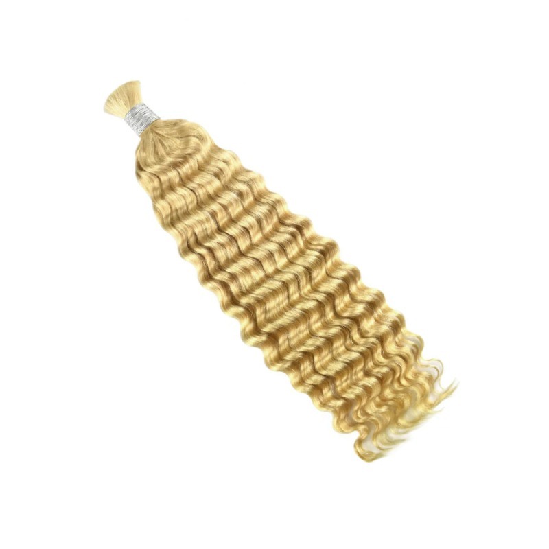 Deep Wave Bulk Human Hair - #613 Hair Extensions