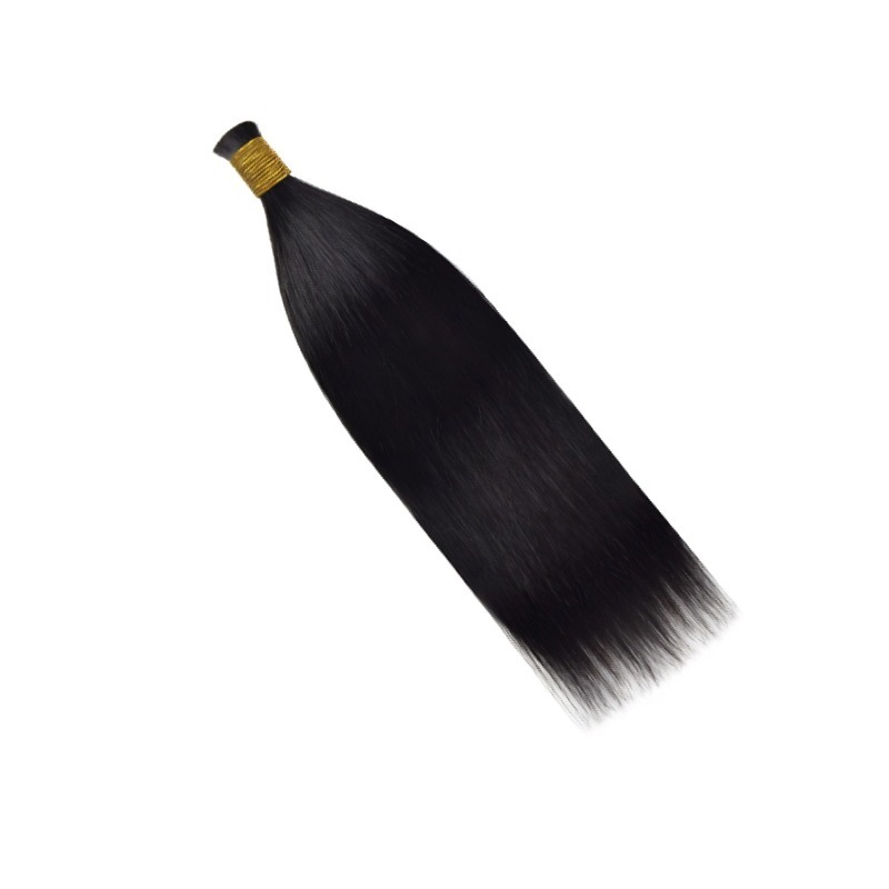 Straight Bulk Human Hair - #1 Hair Extensions