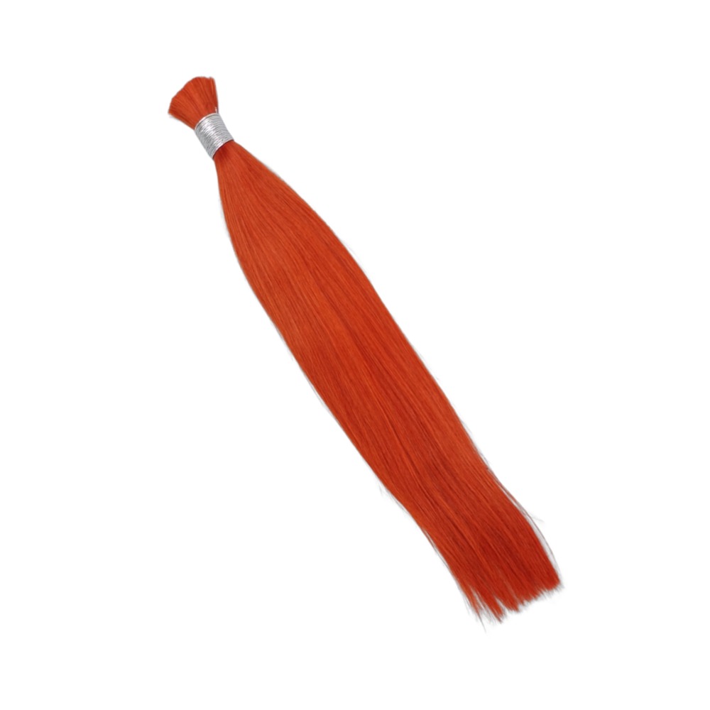 Bulk Human Hair - #350 Ginger Straight Braiding Hair