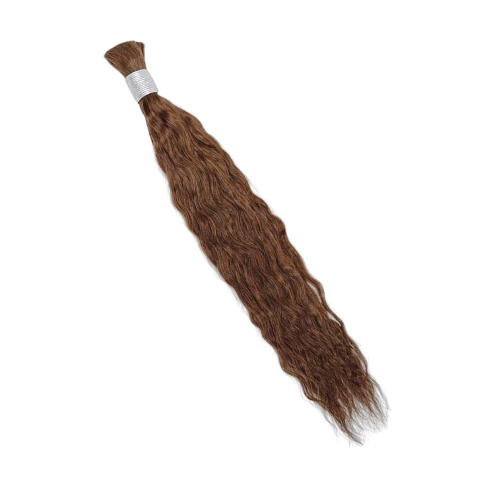 Bulk Human Hair - #4 Wet and Wavy Braiding Hair