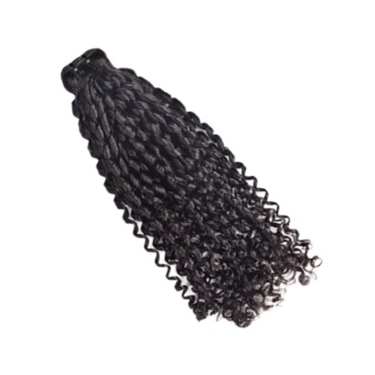 Sew In Hair Extensions - #1B Pixie Curly Human Hair