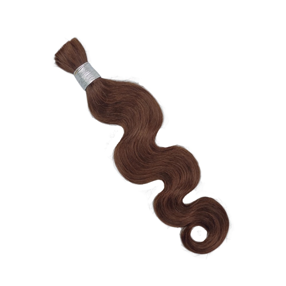 Bulk Human Hair - #4 Body Wave Braiding Hair