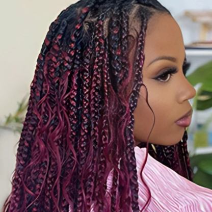 Body Wave Bulk Human Hair - #99J Hair Extensions
