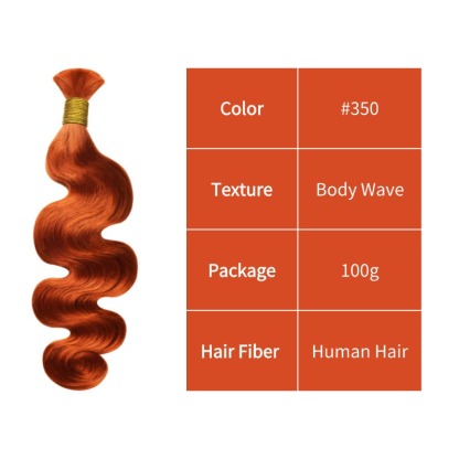 Body Wave Bulk Human Hair - #350 Hair Extensions