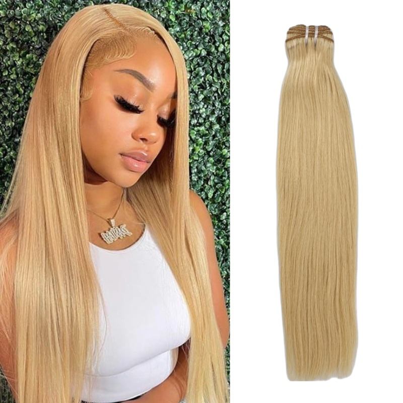 Sew In Hair Extensions - #27 Straight Human Hair